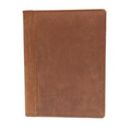 Raferty Grain Leather File Folder - Antique Oiled Rustic Brown